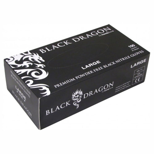 Black Dragon Nitrile Powder Free Gloves - Good To Grow NZ
